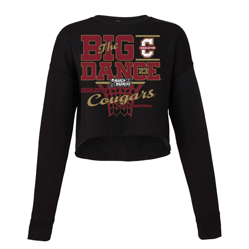 Charleston Cougars March Madness Basketball Dance Cropped Sweater by GrayceMeekin | Artistshot