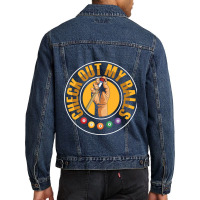 Check Out My Balls Pun For A Billiard Player Men Denim Jacket | Artistshot