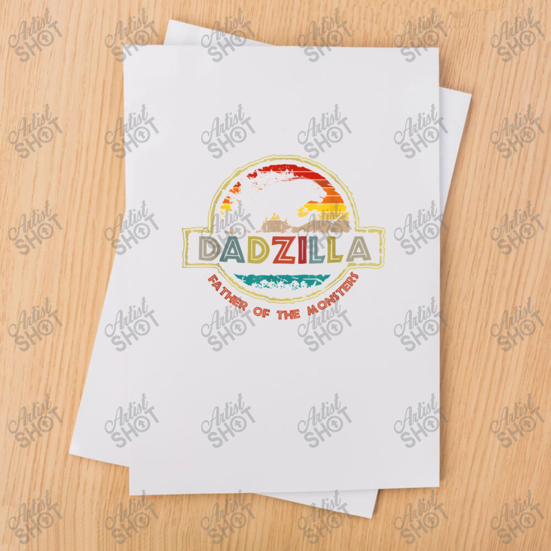 Vintage Dadzilla Father Of The Monsters Father's Day Sublimation Transfer | Artistshot