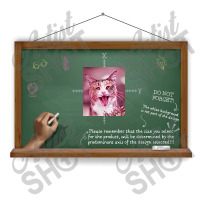 Funny Shocked Cat V3 Illustration Artwork Poster Red Sublimation Transfer | Artistshot