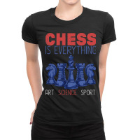 Checkmate Chess Player Gift Chess Grandmaster Ches Ladies Fitted T-shirt | Artistshot