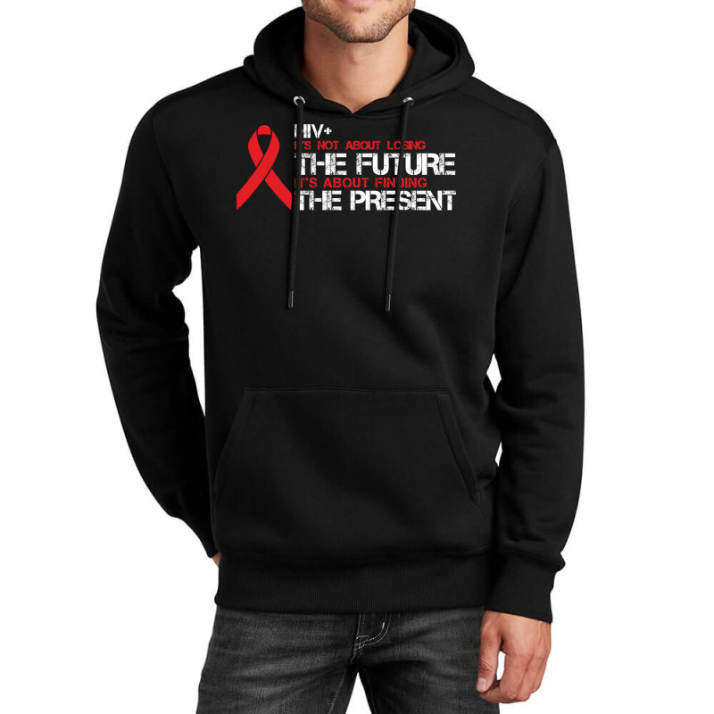 World Aids Awareness Day Ribbon Unisex Hoodie by EdahArt | Artistshot