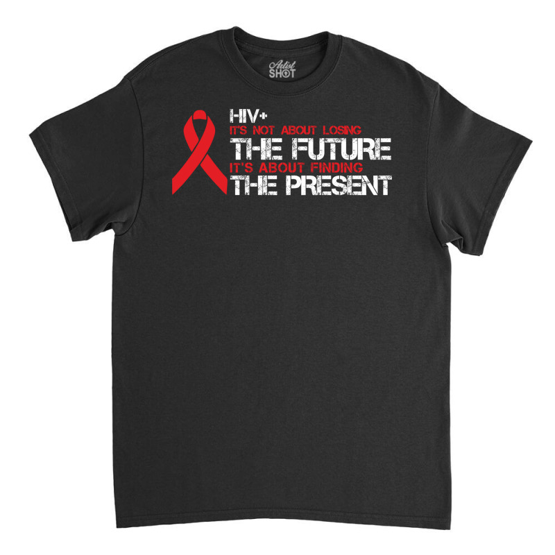 World Aids Awareness Day Ribbon Classic T-shirt by EdahArt | Artistshot