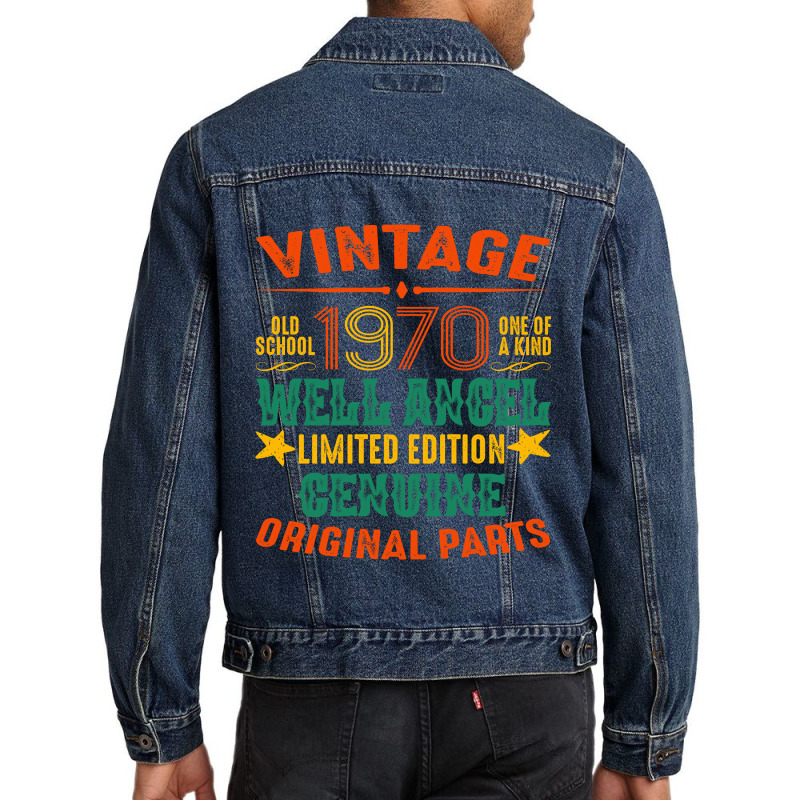 Vintage Old School 1970 One Of Kind Well Angel Limited Edition 2020 Men Denim Jacket by FAICAL | Artistshot