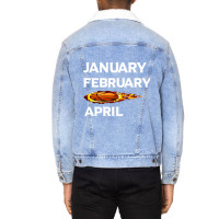 College Basketball Season January February Basketb Unisex Sherpa-lined Denim Jacket | Artistshot