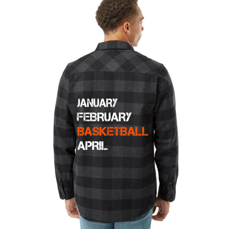 College Basketball Season January February Basketb Flannel Shirt by GiovayPool | Artistshot