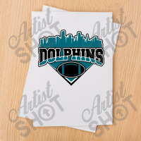 Dolphins Football Skyline Football Team Sublimation Transfer | Artistshot