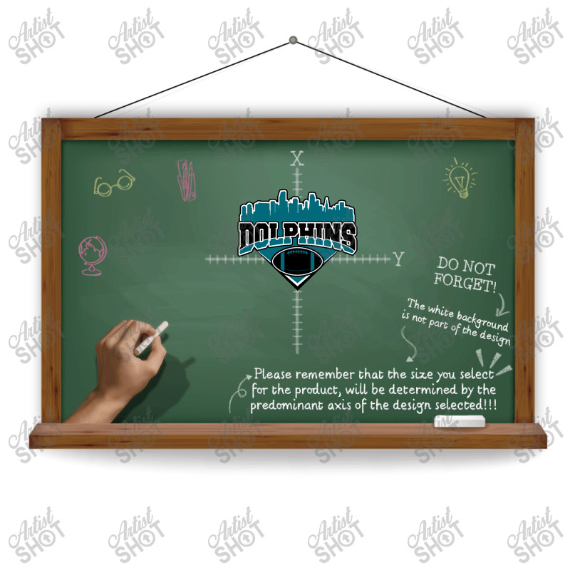 Dolphins Football Skyline Football Team Sublimation Transfer | Artistshot