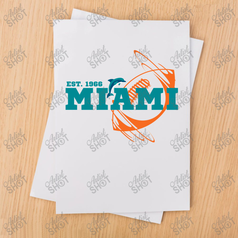 Miami Est 1966 Football Sublimation Transfer | Artistshot