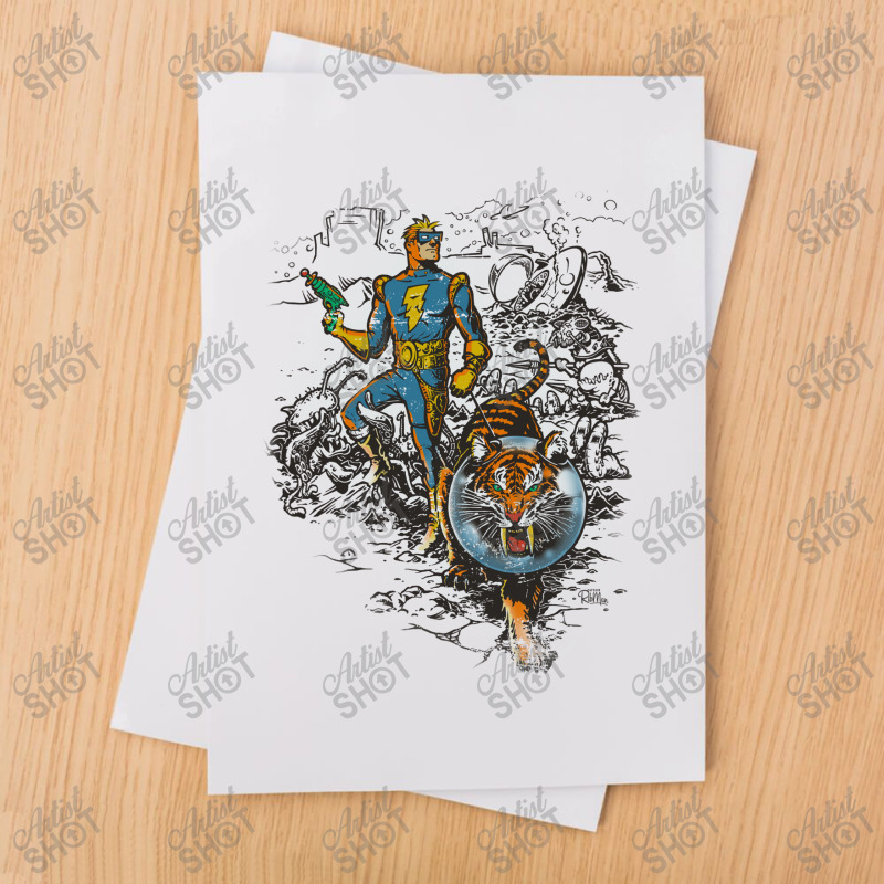 Calvin The Spiffy Spaceman Sublimation Transfer | Artistshot