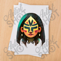 Copy Of Copy Of Mayan Luchador Warrior Woman 4 Sublimation Transfer | Artistshot