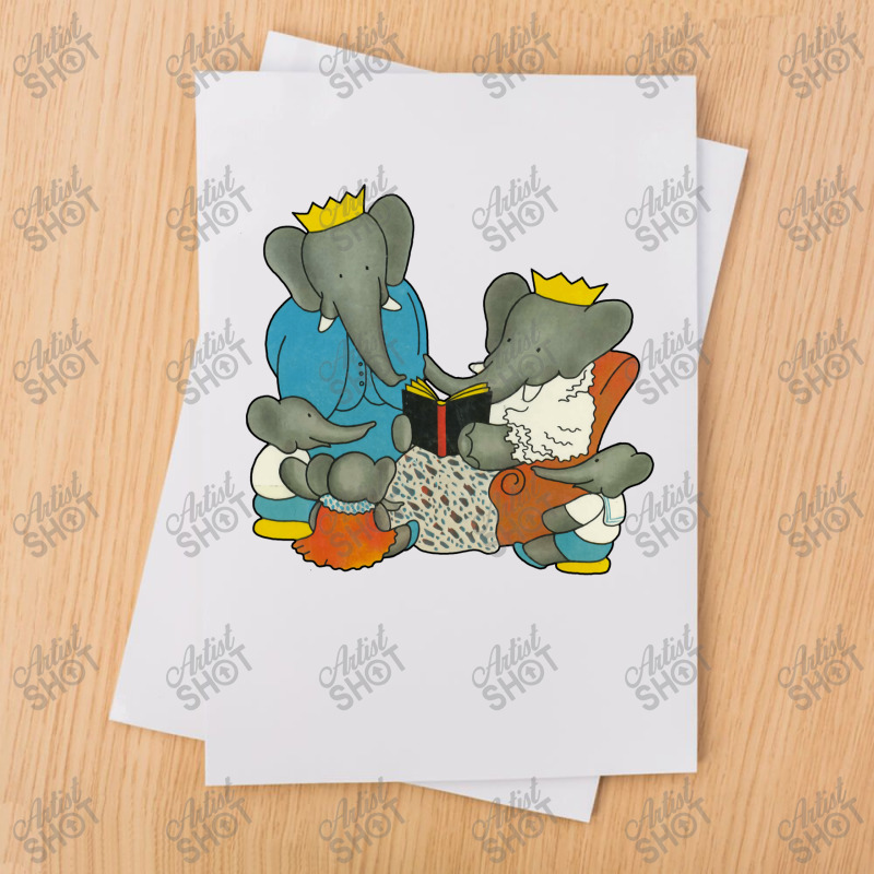 Babar And His Family Kids 80s Sublimation Transfer | Artistshot