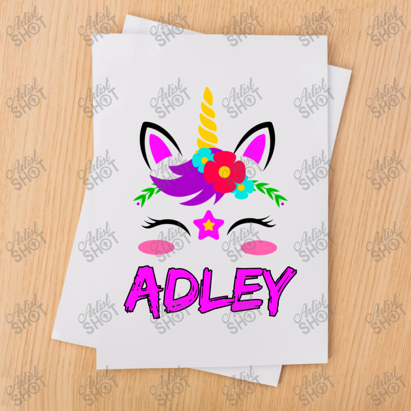 Adley Unicorn Face Kids Nature Sublimation Transfer | Artistshot