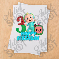 3st Birthday Cocomelon Kids E Sublimation Transfer | Artistshot