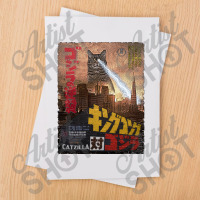 Catzilla Movie Poster Kids Humor Sublimation Transfer | Artistshot