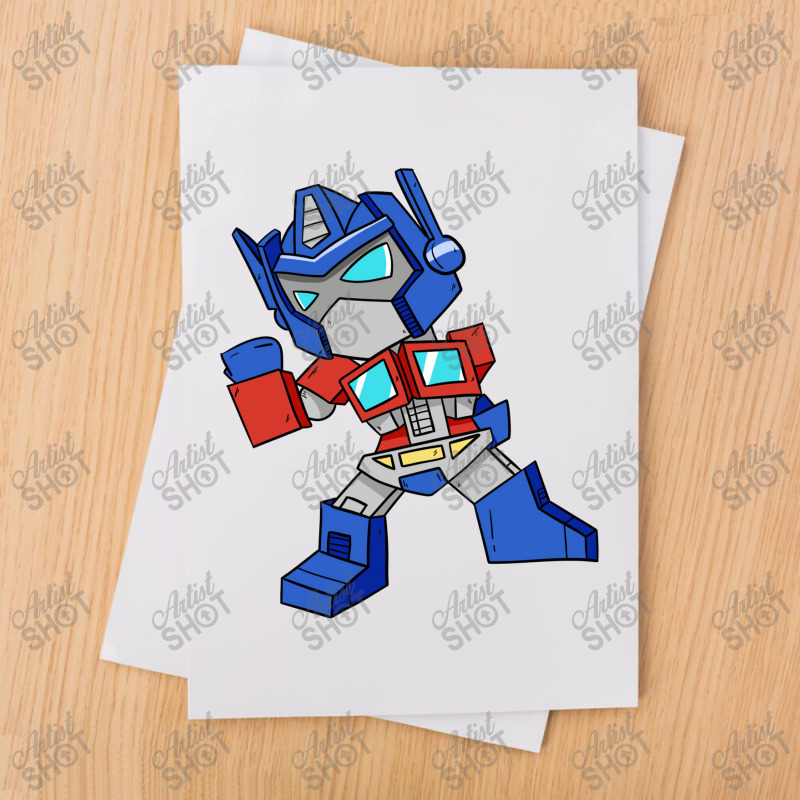 Chibi Optimus Prime Kids 70s Sublimation Transfer | Artistshot