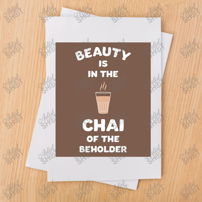 Desi Chai Tea Poster Sublimation Transfer | Artistshot