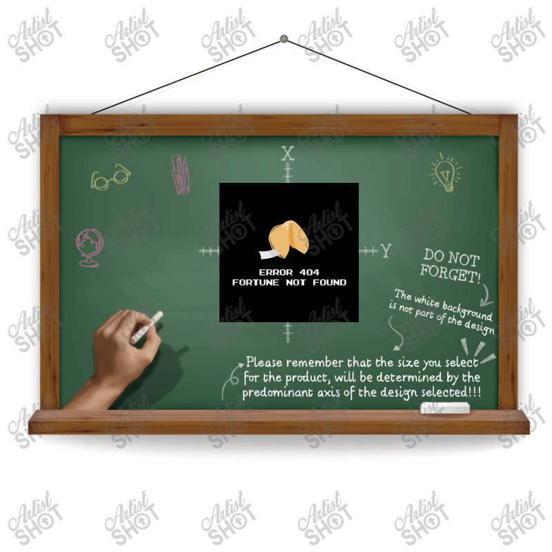 Error 404 Fortune Cookie Poster Sublimation Transfer | Artistshot