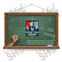 Funny Trump Middle Finger Fuck You Biden   Anti Joe Biden Poster Sublimation Transfer | Artistshot