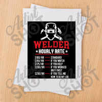 Funny Welder Hourly Rate Welding Craft Labor Union Rate Gear Poster Co Sublimation Transfer | Artistshot