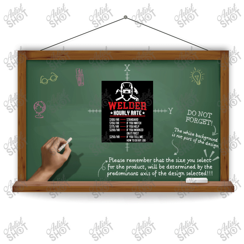 Funny Welder Hourly Rate Welding Craft Labor Union Rate Gear Poster Co Sublimation Transfer | Artistshot