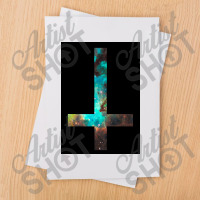 Green Galaxy Inverted Cross Poster Copy Sublimation Transfer | Artistshot