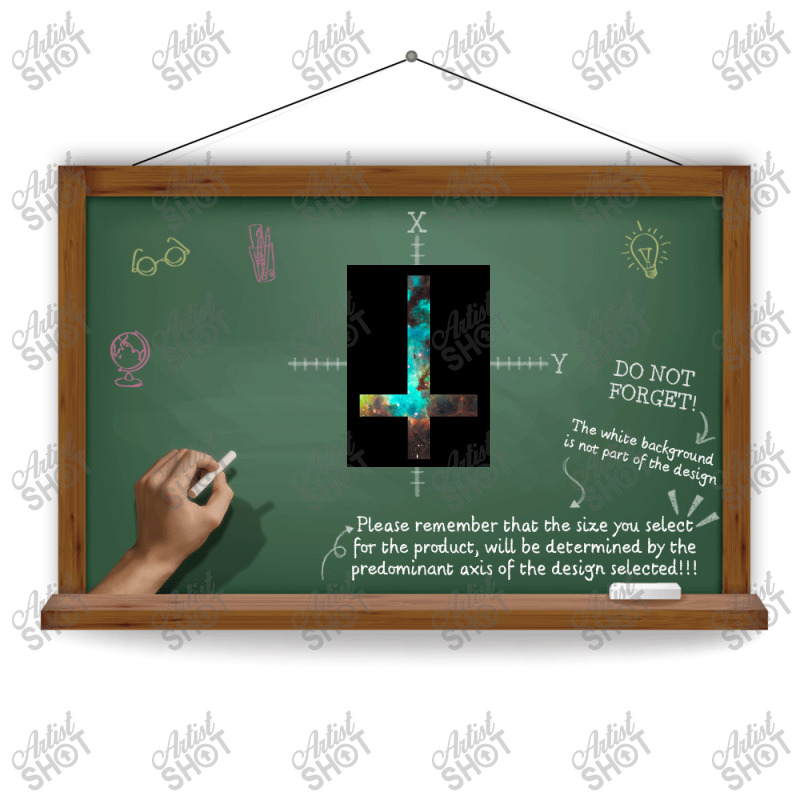 Green Galaxy Inverted Cross Poster Copy Sublimation Transfer | Artistshot