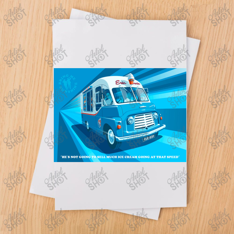 Morecambe And Wise Ice Cream Van Poster Sublimation Transfer | Artistshot