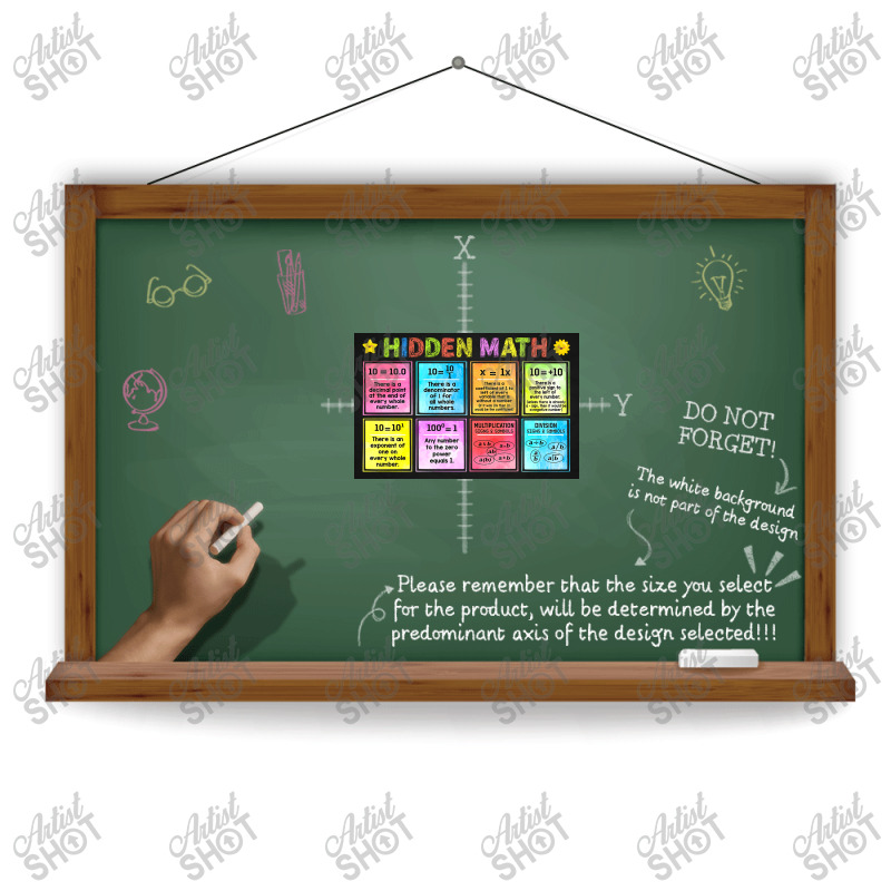 Math Classroom Poster, Hidden Math, Math Lover, Back To School, Welcom Sublimation Transfer | Artistshot