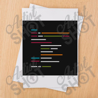 Lines Of Code On Dark Mode For Programming Lovers Poster Copy Sublimation Transfer | Artistshot