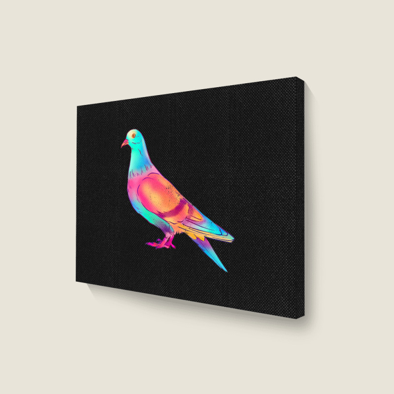 Colorful Pigeon Birding Pigeons Racing Birds Breed Landscape Canvas Print | Artistshot