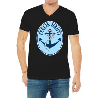 Feelin Nauti Funny Sailboat Sailor Sailing Yacht F V-neck Tee | Artistshot