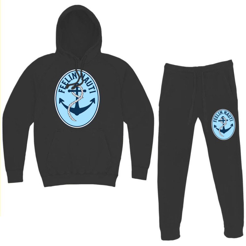 Feelin Nauti Funny Sailboat Sailor Sailing Yacht F Hoodie & Jogger Set | Artistshot