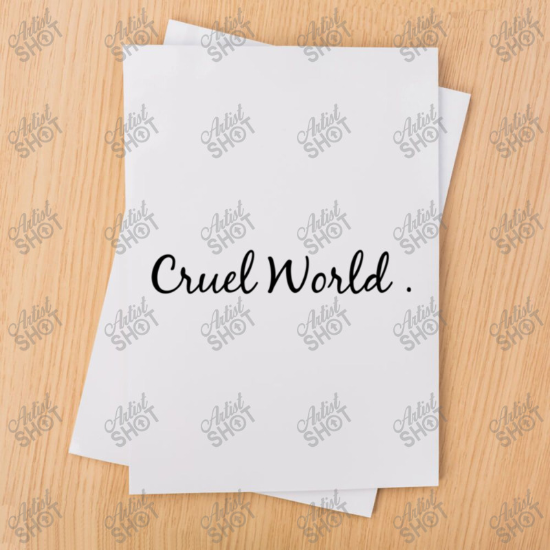 Cruel World Sublimation Transfer by MariaBodden | Artistshot