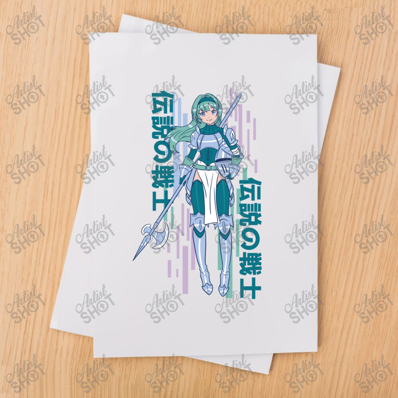 Nice Anime Girl Knight Tshir Gift Idea For Anime Lovers 1 Sublimation Transfer by JeffreyErfle | Artistshot