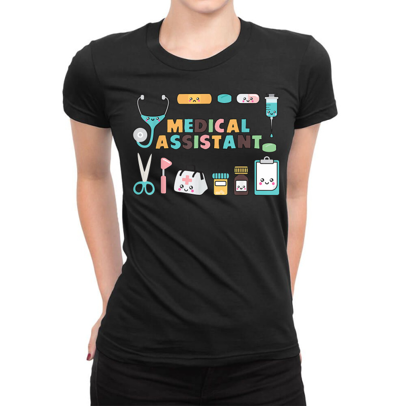 Medical Assistant T Shirt Ladies Fitted T-Shirt by men.adam | Artistshot