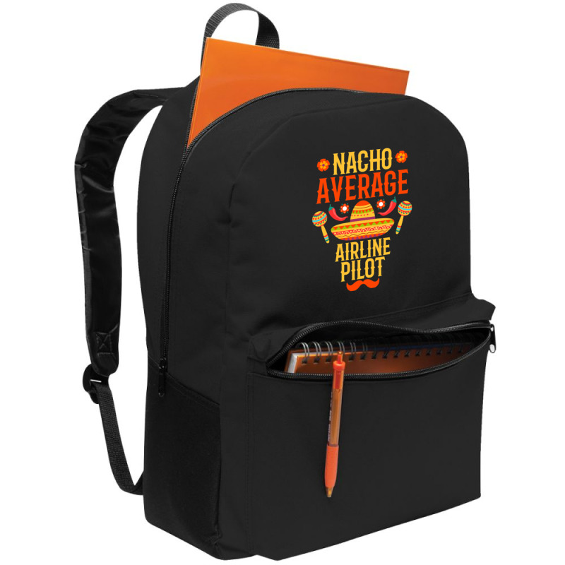 Cinco De Mayo Nacho Average Airline Pilot Backpack | Artistshot