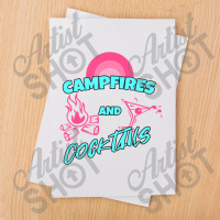 Campfires And Cocktails T Shirt Sublimation Transfer | Artistshot