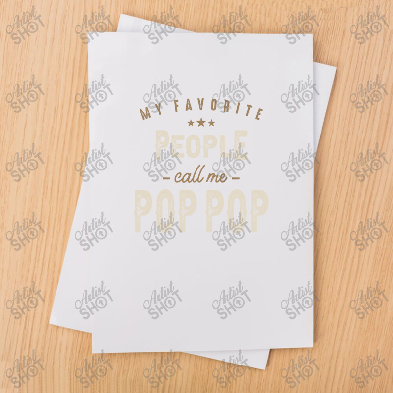 Mens My Favorite People Call Me Pop Pop Funny Dad Sublimation Transfer | Artistshot