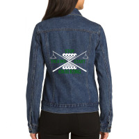 Start Chalking Cue Pool Billiards Funny Ladies Denim Jacket | Artistshot