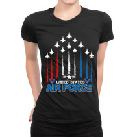 United States Air Force Us Air Force Gifts Veteran Ladies Fitted T-shirt | Artistshot