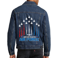 United States Air Force Us Air Force Gifts Veteran Men Denim Jacket | Artistshot