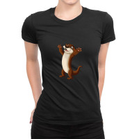 Otter Ladies Fitted T-shirt | Artistshot