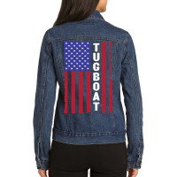 Seaman Sailor Naval Tugboat Captain Ladies Denim Jacket | Artistshot