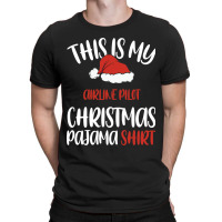 This Is My Airline Pilot Christmas Pajama Shirt Sa T-shirt | Artistshot