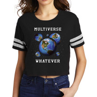 Parallel Dimension Astrophysics Astronomy Quantum  Scorecard Crop Tee | Artistshot