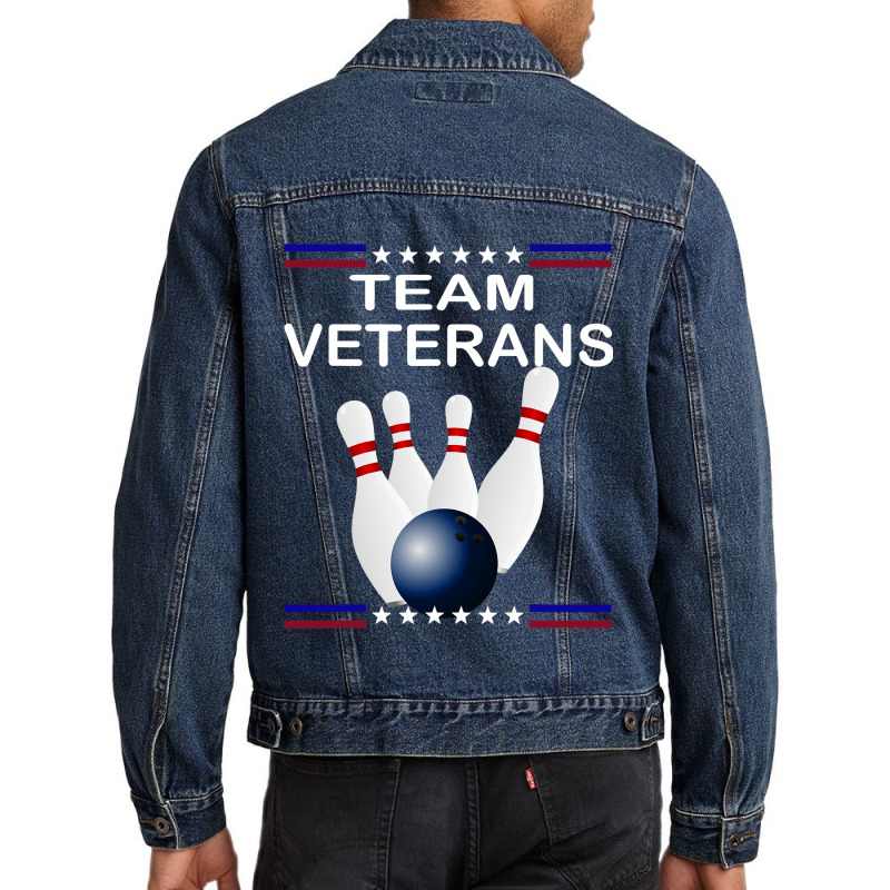 Veteran Bowling Team Men Denim Jacket | Artistshot