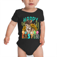 Happy Easter With Cowboy Elements Baby Bodysuit | Artistshot