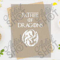 Father Of Dragons Fathers Day Gift Dtf Transfer | Artistshot