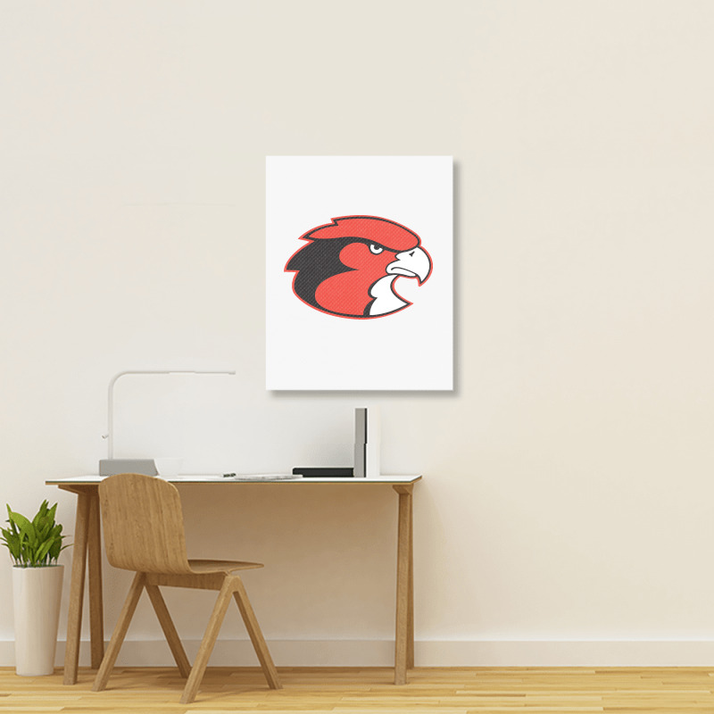 Bellingham High School, Bellingham Portrait Canvas Print | Artistshot